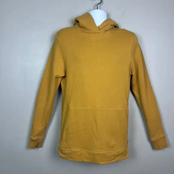 John Elliott Hooded Villain Pullover Sweatshirt Hoodie Size M 2‎ Mustard